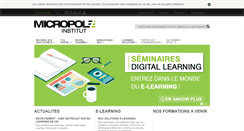 Desktop Screenshot of micropole-institut.com