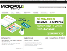 Tablet Screenshot of micropole-institut.com